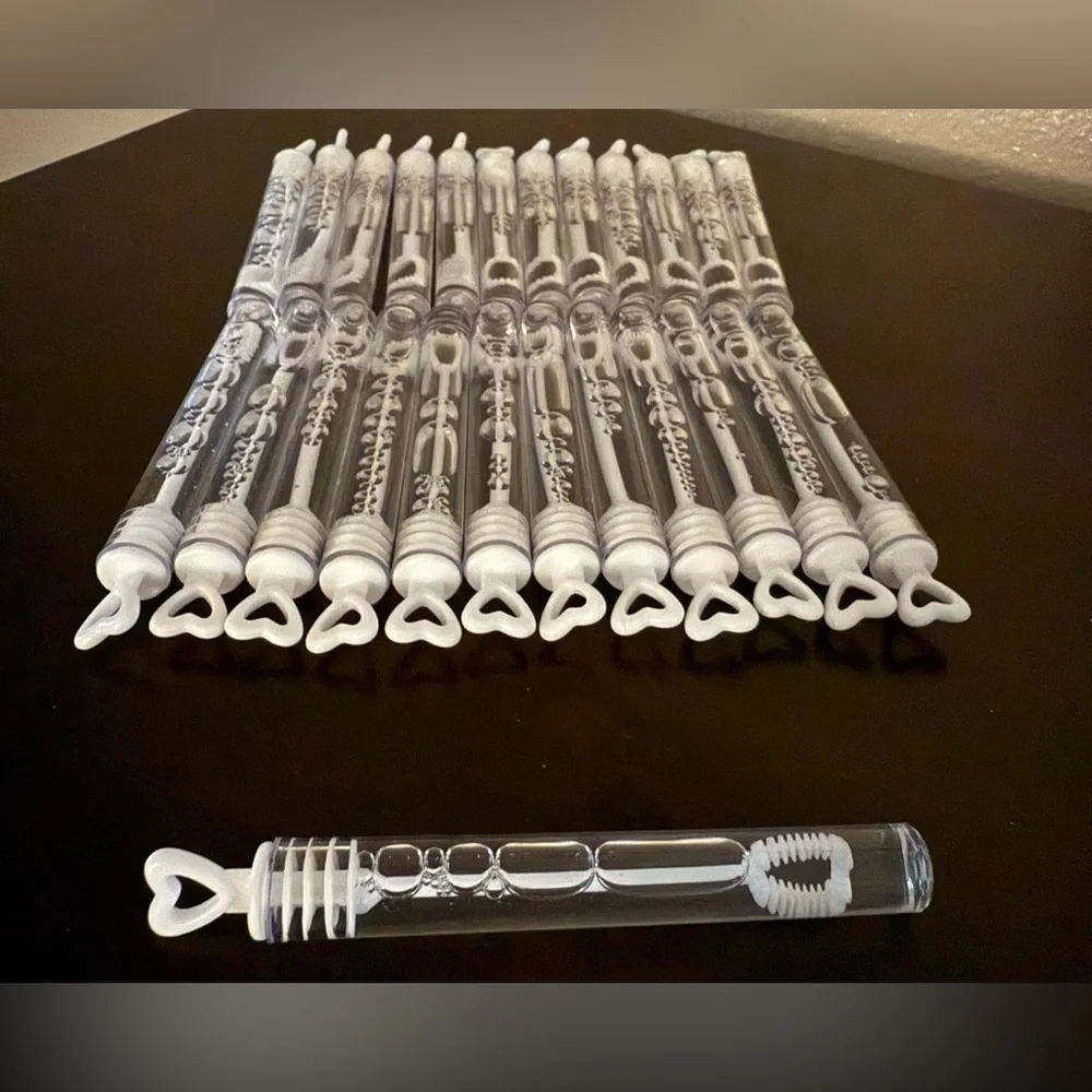 Set of 25 Bubble Wands | Party Favors | Wedding Exit Decor